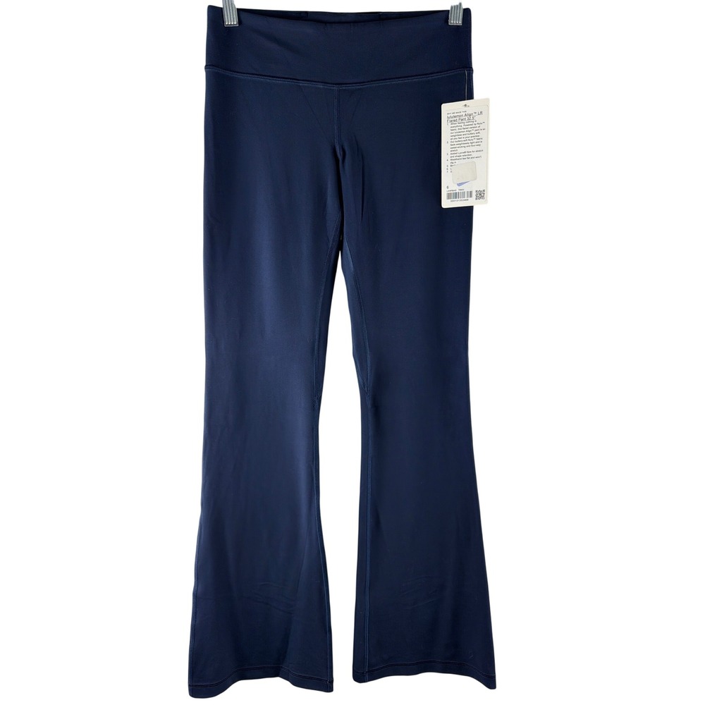 Lululemon NEW Align LR Flared Pant 32.5" True Navy Nulu Yoga Trousers 6